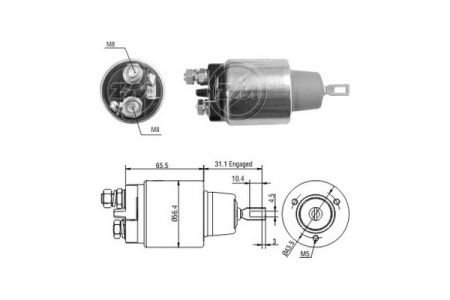 Втягуюче реле стартера ZM ZM3773