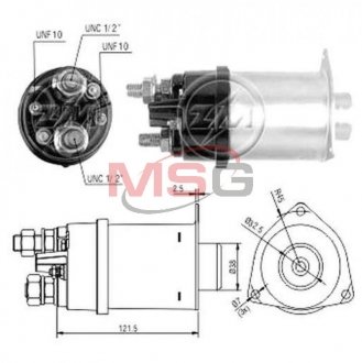 Втягуюче реле, CG131369, DR, 12V ZM ZM456