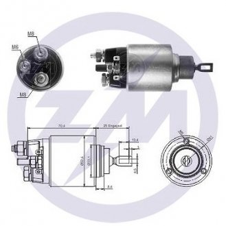 Втягивающее реле стартера ZM ZM5381