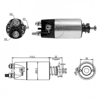 Втягуюче реле стартера ZM ZM5897