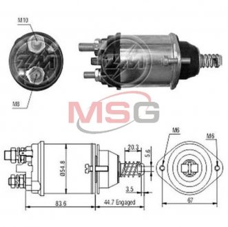 Реле втягуюче ZM ZM616 (фото 1)