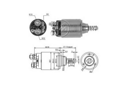 Втягивающее реле стартера ZM ZM647