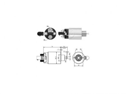 Втягуюче реле стартера ZM ZM6695