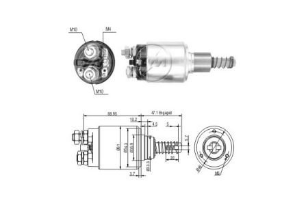 Втягуюче реле стартера ZM ZM736