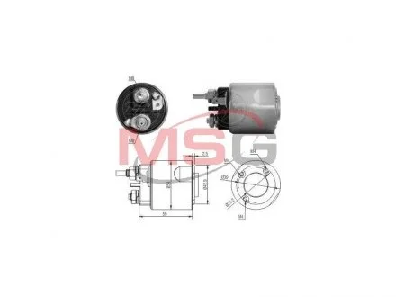 Втягуюче реле 12V, CG 133128, NISSAN, RE NAULT ZM ZM7495