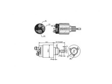 Кришка втягуючого реле, CG138004, BO, 12 V ZM ZM77591