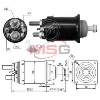 Реле, що втягує BO-24V CG139967, 24V ZM ZM835