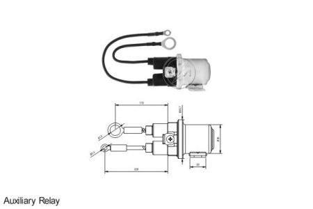 Реле стартера дополнительное ZM ZM8408