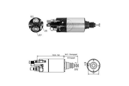 Втягивающее реле стартера ZM ZM842