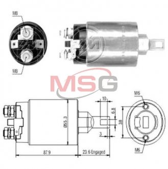 Реле, що втягує MI CG132591, 24V ZM ZM896